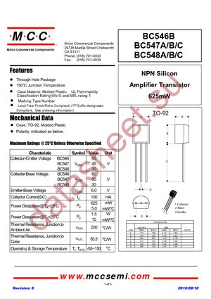 BC546B-AP datasheet  